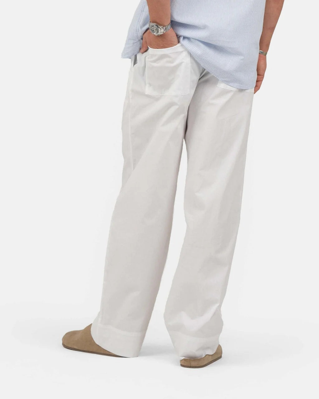 Second Hand Pajamas Pants White – XL