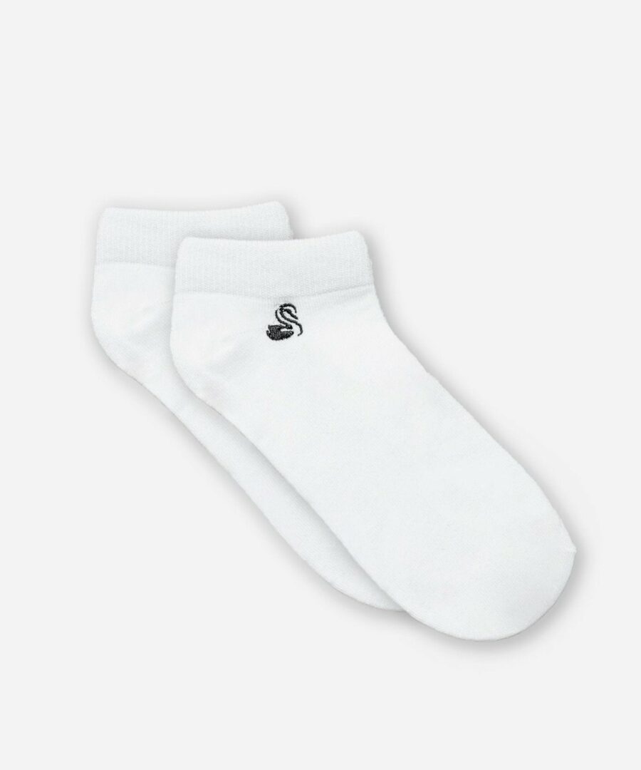 3-pack ankle socks white