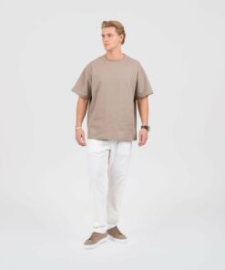 Second Hand flax pants white - l