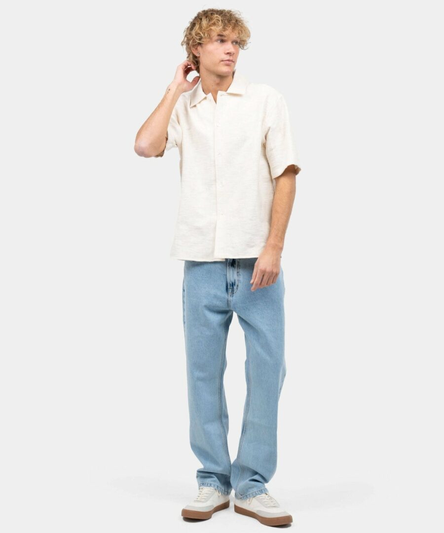 Regular denim jeans light blue