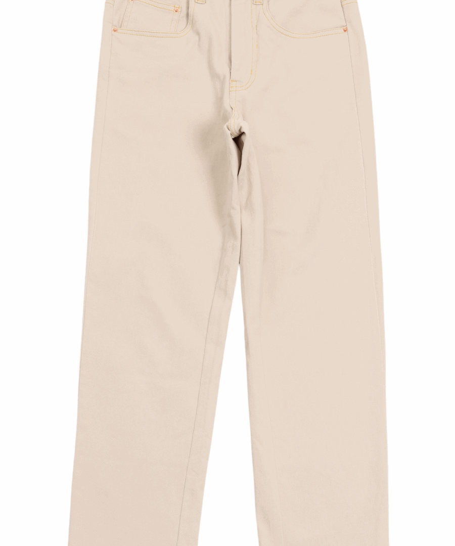 Denim jeans (beige) - xxs