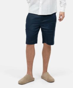 Flax shorts navy