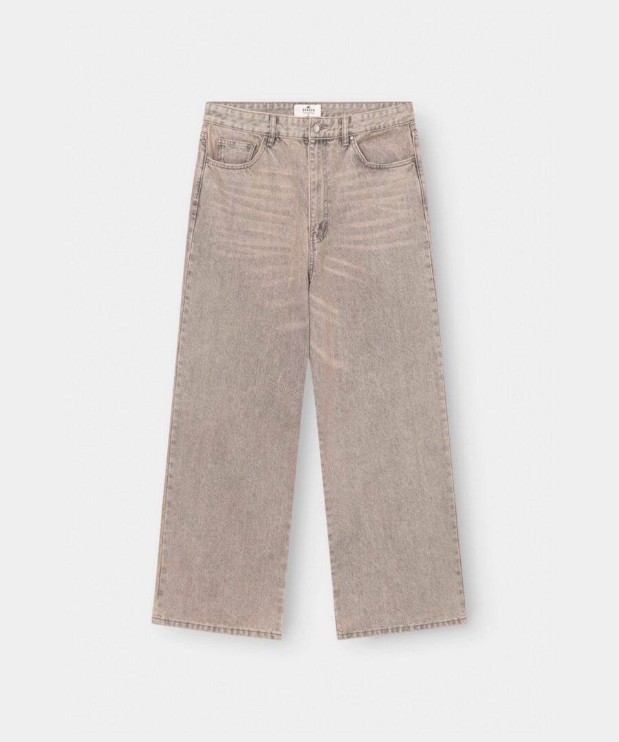 Extra Baggy Denim Jeans Rose Vintage Wash