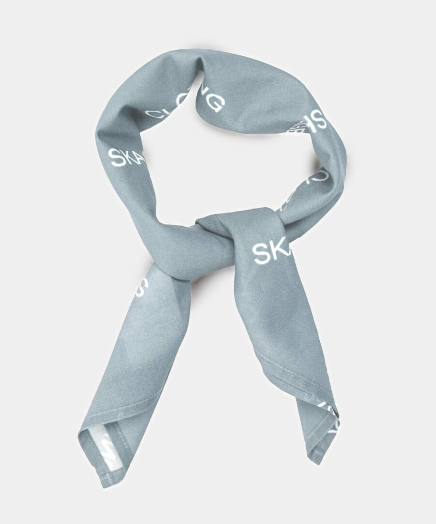 Monogram Bandana light blue