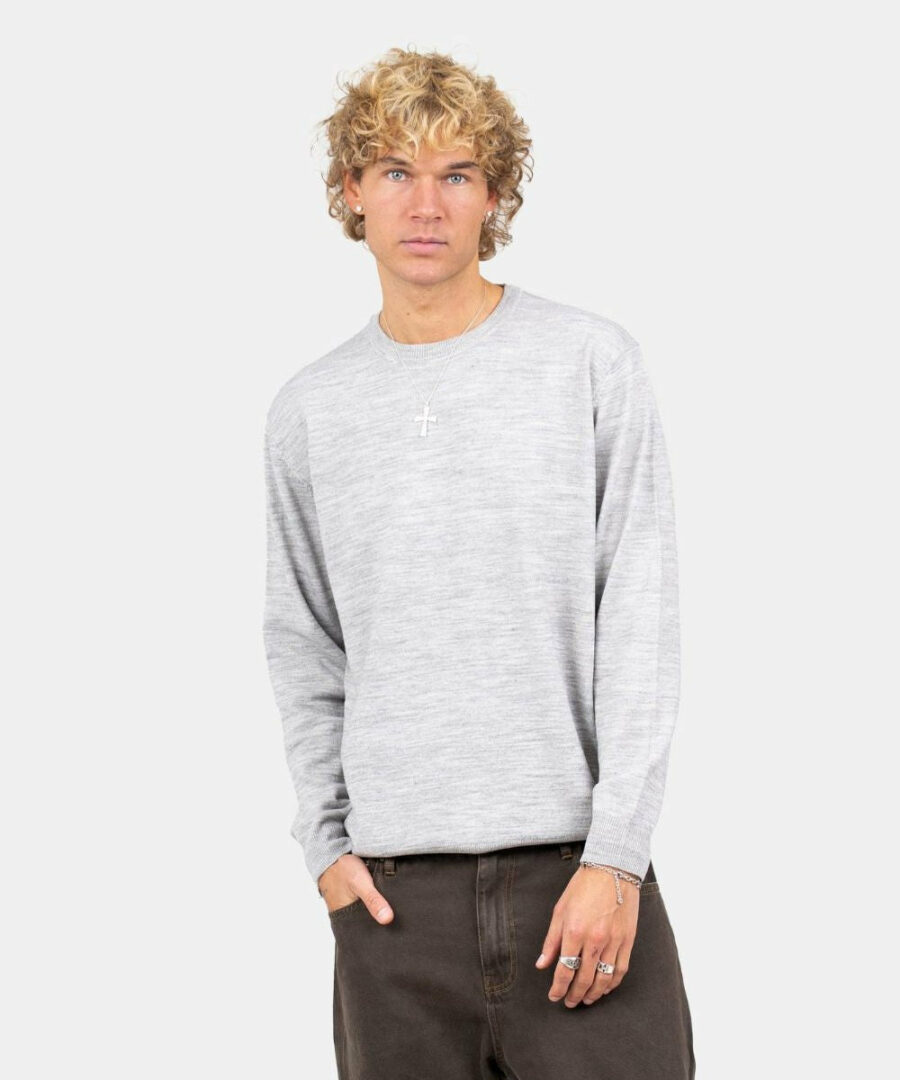 Knit sweater gray